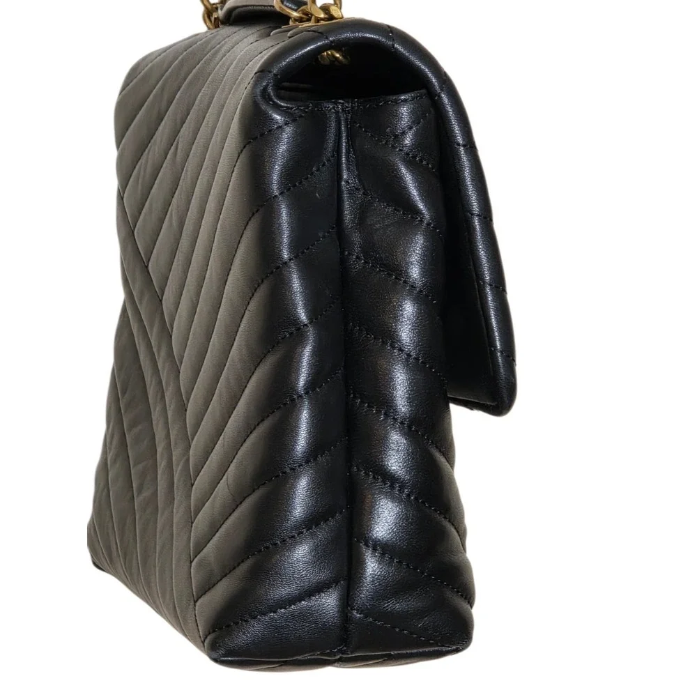 Tory Burch Kira‎ Chevron Small Convertible Shoulder Chain Bag Crossbody